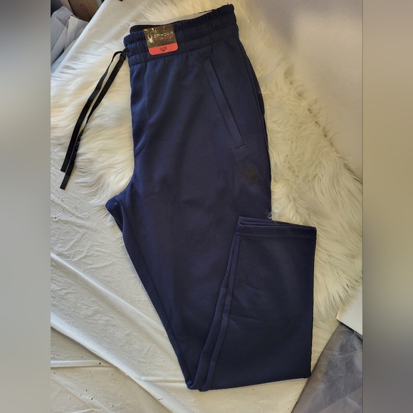 NEW- Spyder Men's Blue Jogger Sweatpants, Size Medium (Waist 32) - Picture 6 of 7